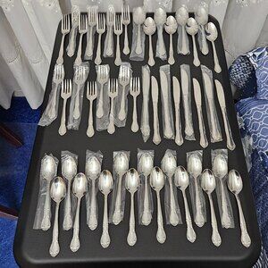 Stainless Steel Korea Flatware - 48 pcs. NWOT (Vintage 1970's)